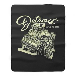 Mens Detroit Speed Shop Rocket Fleece Blanket