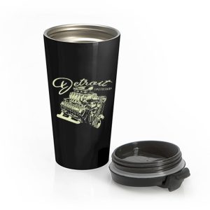 Mens Detroit Speed Shop Rocket Stainless Steel Travel Mug