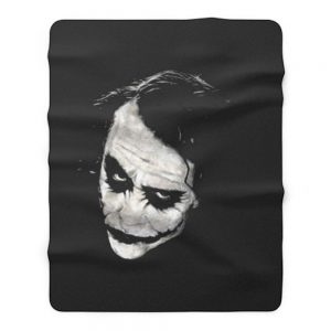 Mens Joker Face Fleece Blanket