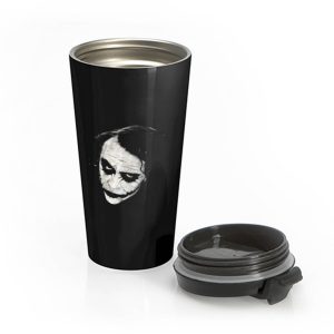 Mens Joker Face Stainless Steel Travel Mug