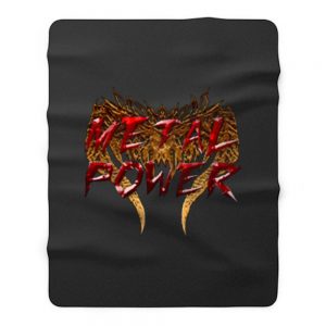 Metal Power Fleece Blanket