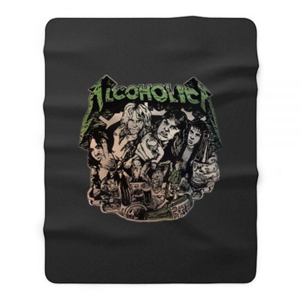 Metallica Alcoholica Fleece Blanket