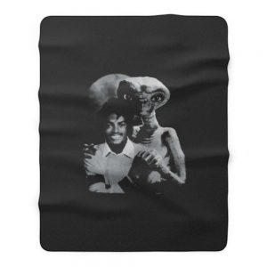 Michael Jackson Et The Extra Terrestrial Fleece Blanket