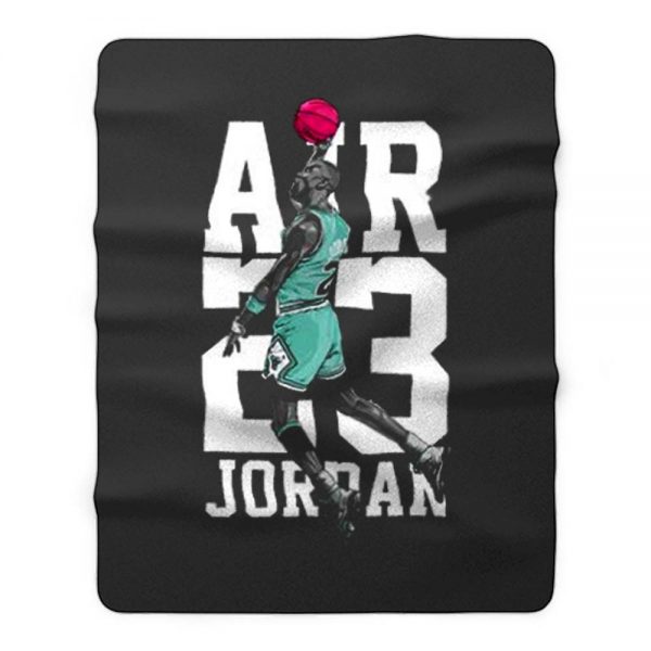 Michael Jordan Air Jordan 13 Aurora Green Match Fleece Blanket