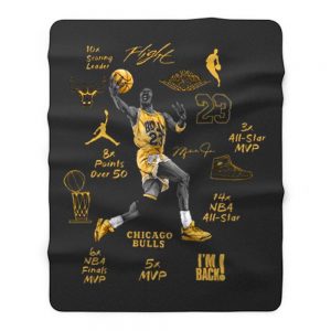 Michael Jordan Air Jordan 6 DMP Match Fleece Blanket