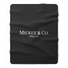 Mickey Co Fleece Blanket