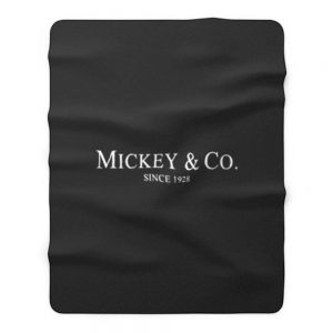 Mickey Co Fleece Blanket