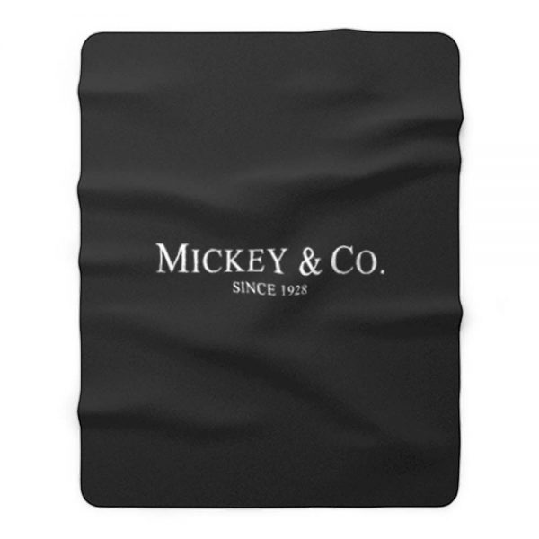 Mickey Co Fleece Blanket