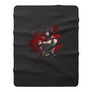 Mikasa Shingeki No Kyojin Anime Fleece Blanket