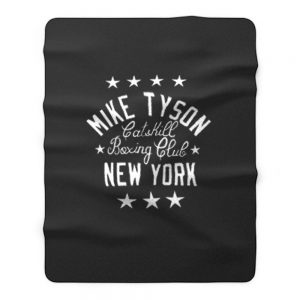 Mike Tyson Catskill New York Muscle Boxing Fleece Blanket