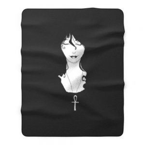 Minimal Sandman Death Comics Fleece Blanket