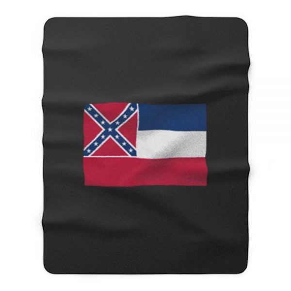 Missipi Flag Fleece Blanket