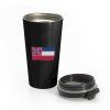 Missipi Flag Stainless Steel Travel Mug