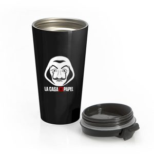 Money Heist Dali Mask Stainless Steel Travel Mug