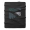 Mountain Graphic Vintage Outdoors Fleece Blanket