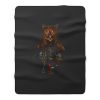 Mountain The Reader Cat Fleece Blanket