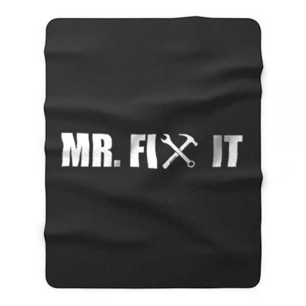 Mr Fix It Fleece Blanket