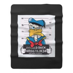 Mugshot Donald Duck Disney Fleece Blanket