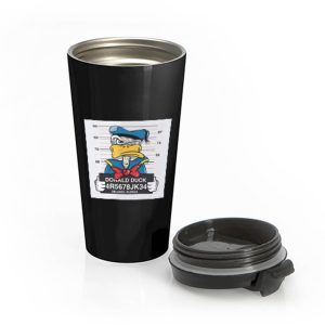 Mugshot Donald Duck Disney Stainless Steel Travel Mug