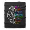 Music I Can Learn Grow Mindset Fleece Blanket