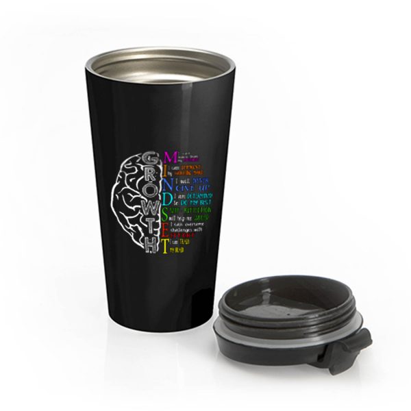 Music I Can Learn Grow Mindset Stainless Steel Travel Mug