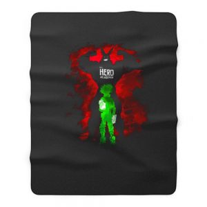 My Hero Academia Izuku Deku Midoriya And All Might Fleece Blanket