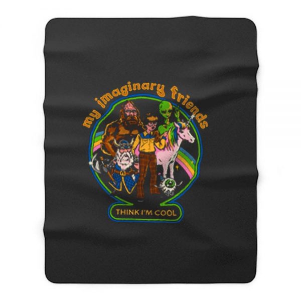 My Imaginary Friends Fleece Blanket