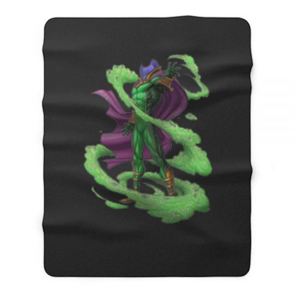 Mysterio Spiderman Enemy Fleece Blanket