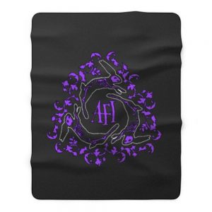 NEW afi art BLACK Fleece Blanket