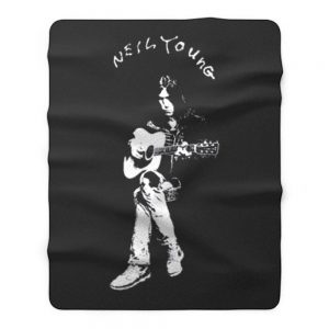 Neil Young Musician Fleece Blanket