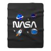 Neon Riot Nasa Planets Funny Helmet Spaceship Fleece Blanket