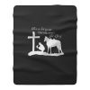 Never Let Your Praying Knees Fleece Blanket