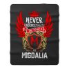 Never Underestimate The Power Migdalia Fleece Blanket