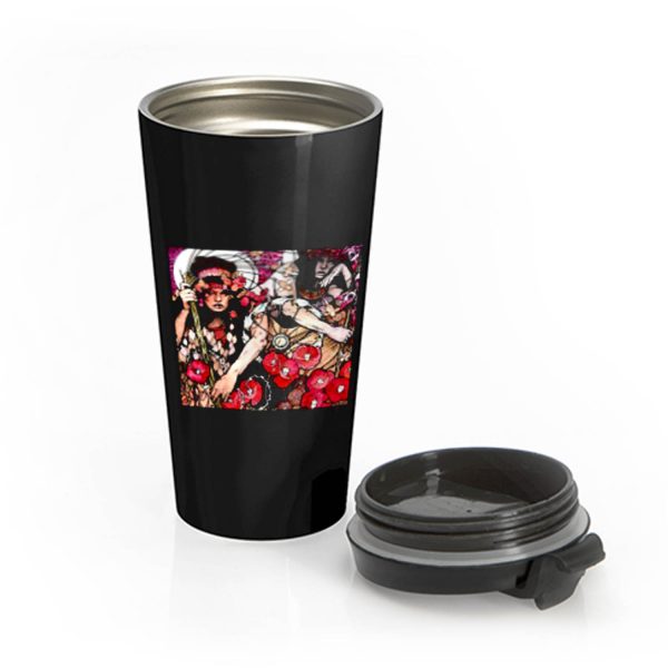 New Baroness Red Metal Rock Band Logo Stainless Steel Travel Mug