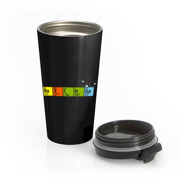 New Big Bang Theory Bazinga Cooper Sheldon Funny Stainless Steel Travel Mug