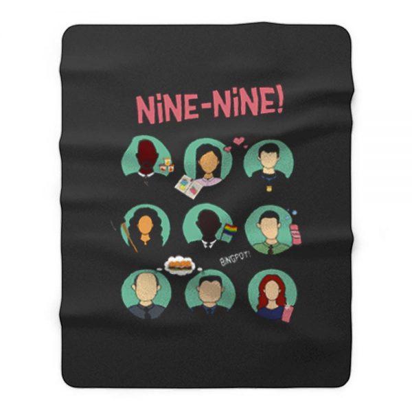 New Brooklyn Nine Nine Squad Artwork Comedy Tv Series Fleece Blanket