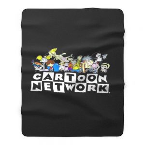 New Cartoon Network 90s Character Squad Mens Vintage Retro Fleece Blanket