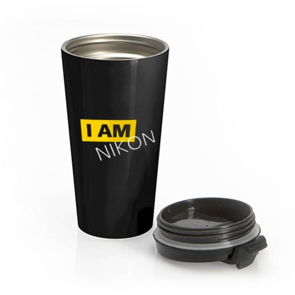 New I Am Nikon Photographer Stainless Steel Travel Mug