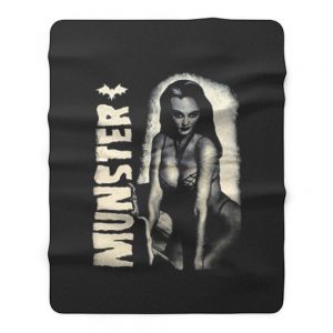 New Sexy Lilly Munster Fleece Blanket