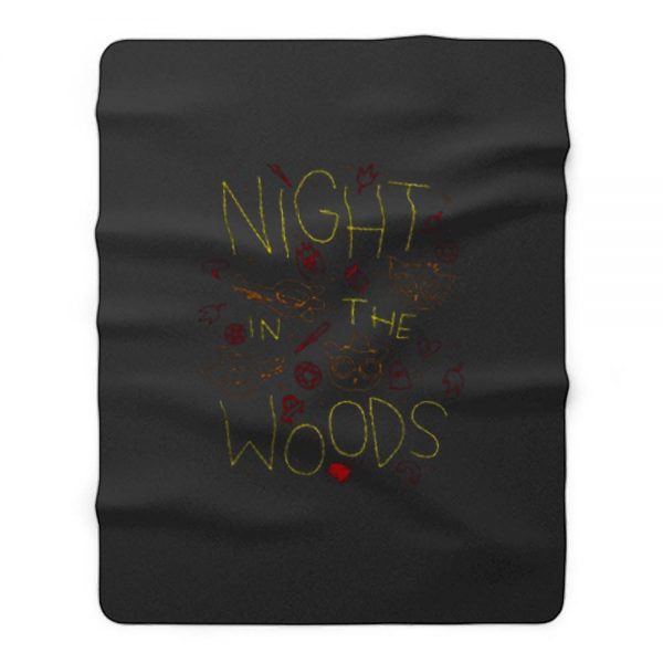 Night In The Woods Fleece Blanket