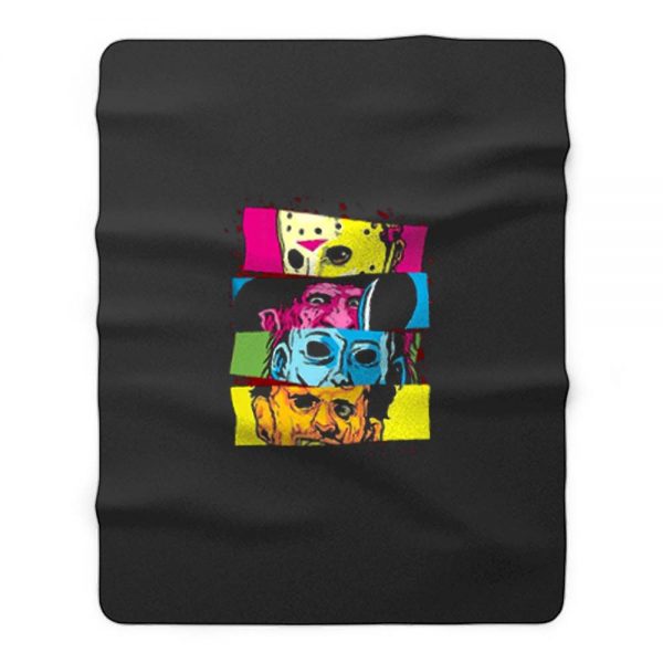 Nightmare Halloween Horror Legends Movie Fleece Blanket