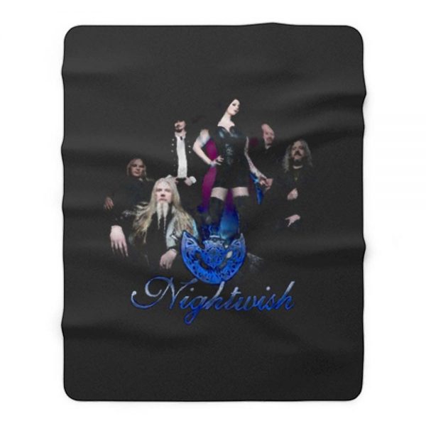 Nightwish Band Tuomas Holopainen Floor Jansen Fleece Blanket