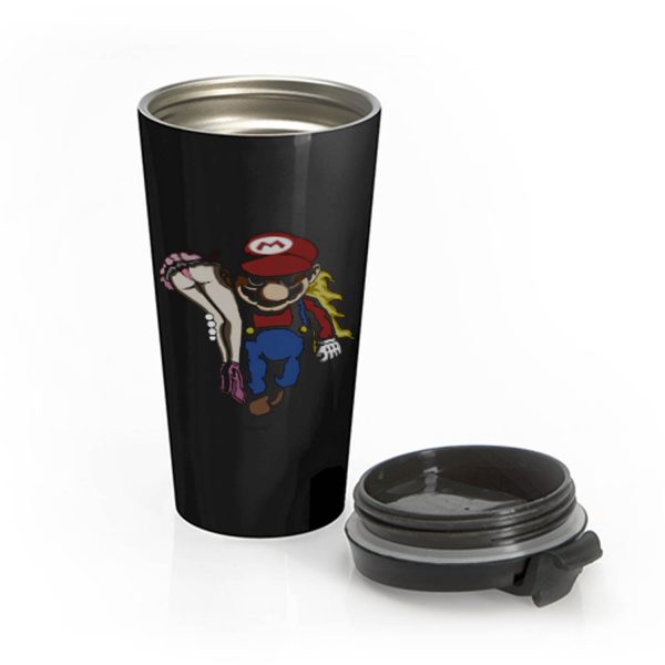 Nintendo Mario and Peach Stainless Steel Travel Mug