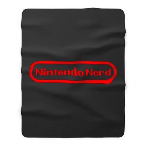 Nintendo Nerd Fleece Blanket