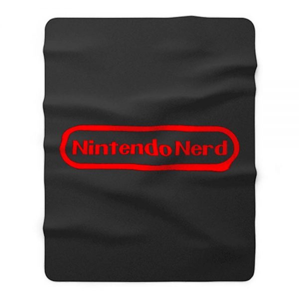 Nintendo Nerd Fleece Blanket