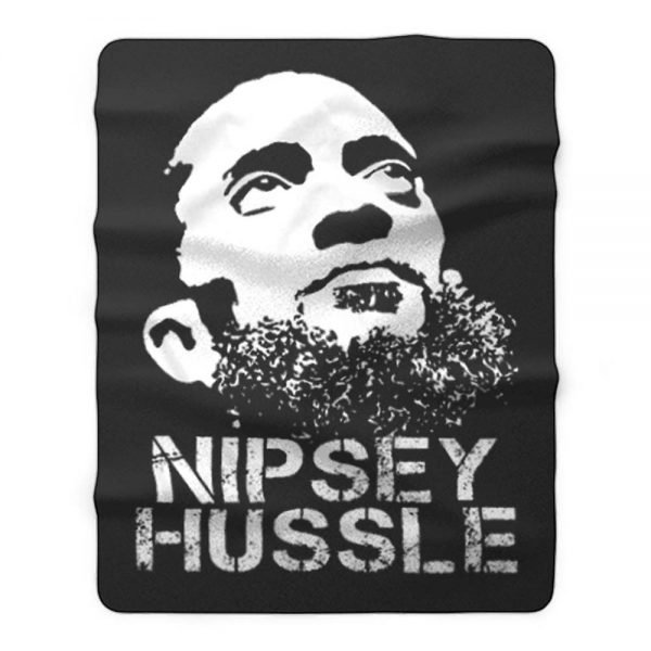 Nipsey Hussle American Legend Rapper Fleece Blanket