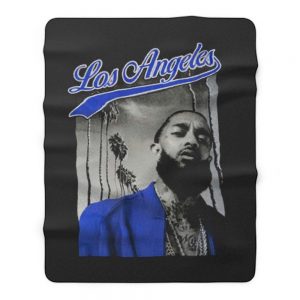 Nipsey Hussle Rapper Los Angeles Fleece Blanket