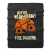 No Fuel Insurance Free Parking Fleece Blanket