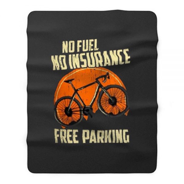 No Fuel Insurance Free Parking Fleece Blanket