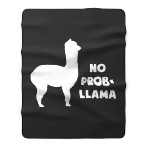 No Prob LLAMA Fleece Blanket